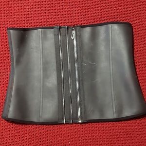 Burvogue Zipper Corset Waist Trainer Latex XL